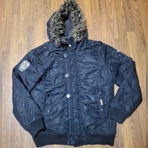 Mens Large Noize DIV Standard Issue Winter Parka Military Style Jacket C58